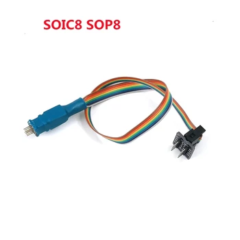 SOIC8 SOP8 tesztklip szondavonal EEPROM 93CXX / 25CXX / 24CXX áramkör programozásához USB programozón TL866 RT809F RT809H CH341A