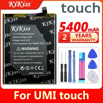 UMI touch 5400mAh nagy kapacitású akkumulátor UMI érintéshez Mobiltelefon akkumulátor Nagy teljesítmény