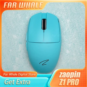 Zaopin Z1Pro vezeték nélküli egér 2.4g ultrakönnyű játék egér Paw3395 optikai érzékelő laptop PC gamer Mac kiegészítők Lány ajándék