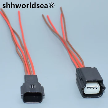 shhworldsea 4 tűs 0.6-os sorozatú autó passzív kulcs nélküli belépő antenna érzékelő huzal csatlakozó kábel lezáratlan aljzat