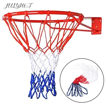 Standard kosárlabda háló nylon karika kapu standard perem kosárlabda állványokhoz