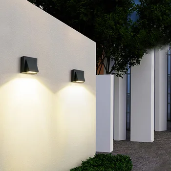 Led kültéri fali lámpa 5W vízálló veranda kerti világítás beltéri fali lámpa hálószobához Nappali folyosó Dekor utcai lámpák