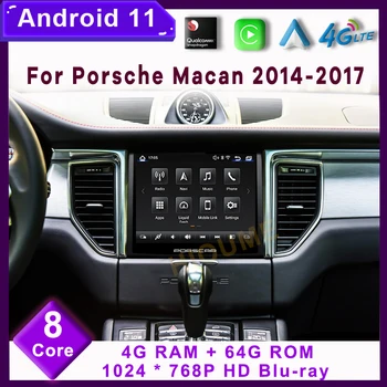 Android 11 Snapdragon 8Core 4 + 64GB autórádió GPS a Porsche Macan 2014-2017 IPS HD képernyővel DSP 4G carplay 4GLTE