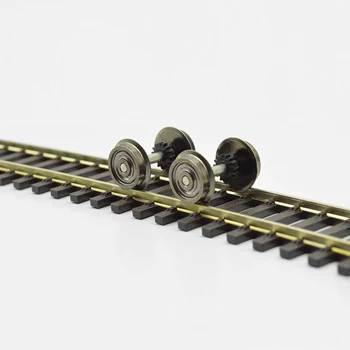 HO 1:87 méretarány Vasútmodell Vonatkerék Fém keréktárcsa tartozékok Játék modell vonat kiegészítők