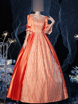 Divat báli ruha Középkori női ruhák viktoriánus rokokó reneszánsz Marie Party ruhák Álarcosbál Születésnap Vestido De Noche