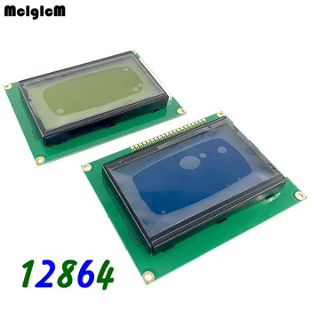 12864 128x64 képpont grafikus kék / sárga zöld színes háttérvilágítású LCD kijelző modul LCD12864