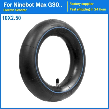 10x2.50 robbanásbiztos belső cső gumiabroncs gumi 60 / 70-6.5 a Ninebot Max G30 elektromos robogó 10 hüvelykes gumiabroncsok egyenes szájú gumiabroncs