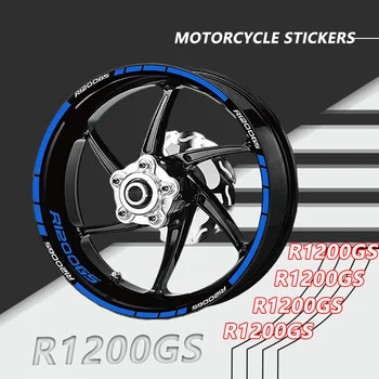 R1200GS R1200RS motorkerékpár kerék fényvisszaverő matricák Gumiabroncs felni csíkok szalag matricák BMW R1200GS R1200RS R1200 GS RS számára egész évben