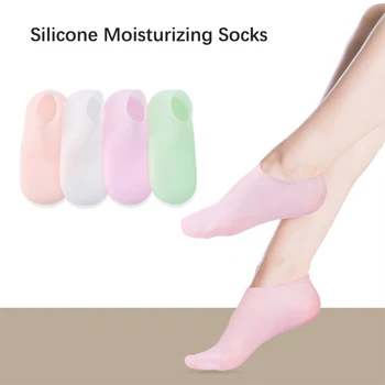 Spa szilikon zokni hidratáló gél zokni hámlasztó és a szárazság megelőzése Repedezett elhalt bőr Távolítsa el a védőt Lábápoló eszközök