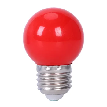 E27 3W 6 SMD LED energiatakarékos gömbizzó lámpa AC 110-240V piros