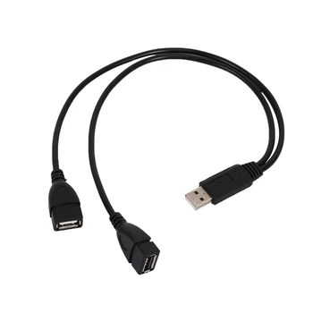 4X USB 2.0A apa Auf 2 Dual USB Female Jack Y Splitter Verteiler adapter Kabel