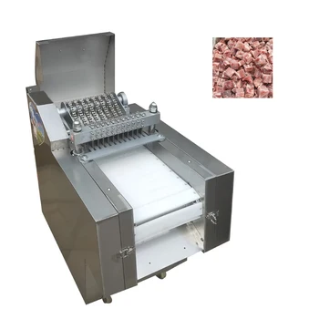  Automatikus kockázó gép bordákhoz Csirkecomb fagyasztott hús Sertés ügetők aprító gép Csontvágó gép Hússzeletelő
