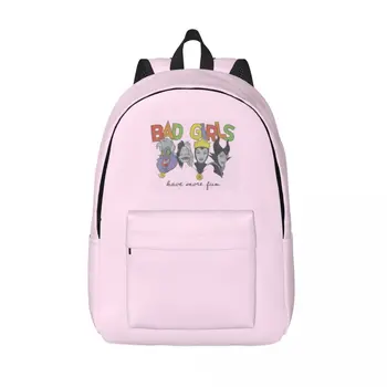 Disney hercegnő gazemberek hátizsák fiú lánynak Gyerekek diákiskolai könyvtáska A rossz lányoknak nappali csomagjuk van Óvoda elsődleges táska ajándék