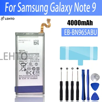 100% csere EB-BN965ABE akkumulátor Samsung Galaxy Note9 Note 9 N9600 SM-N9600 eredeti akkumulátor EB-BN965ABU 4000mAh