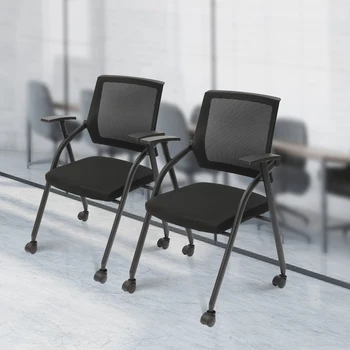 2/6/8 csomag Executive irodai székek Kartámasz Ergonomikus Lélegző háló Összecsukható konferencia-recepciós szék Kezdőlap Iskola Várakozás Roo