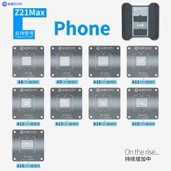 MJ Mijing Z21max zxitai apple android chip 6-14 CPU zxitai A8-A16 mágneses 0,12 négyzet alakú lyuk Ónháló ültetése