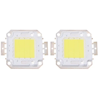 HOT-2X 30W Fehér LED IC Nagy teljesítményű kültéri árvízlámpa izzó gyöngyök Forgács DIY 2200LM