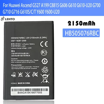 100% eredeti Huawei HB505076RBC 2150mAh akkumulátor HUAWEI Y3 2 Y3 II Ascend G527 A199 C8815 G606 G610 G700 G710 G716 G610 Y600