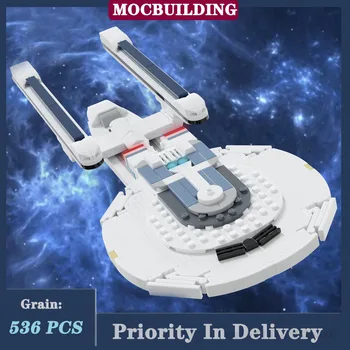 MOC űrrepülőgép cirkáló irodai íróasztal Model 1:1250 építőelem szerelőkészlet készlet kollekció sorozat játék ajándék