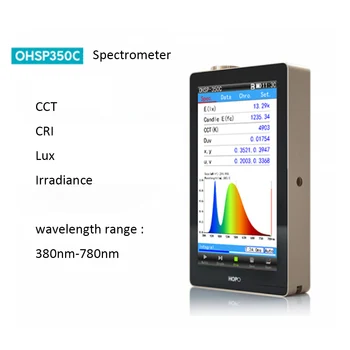 HOPOOCOLOR spektrométer 380-780nm fény hullámhosszmérő OHSP350C