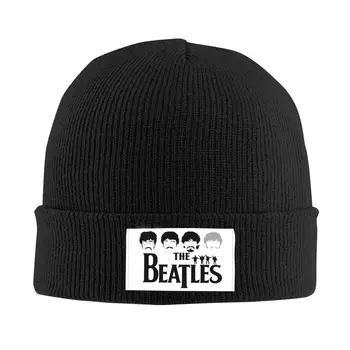 Beatle-szimbólum kötött kalap női férfi koponyák sapkák őszi téli kalap alkalmi sapka