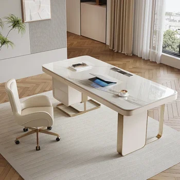 Light Luxus pala Irodai íróasztalok egyszerűség számítógép Advanced Sense irodai íróasztalok Háztartási irodai Meuble munkabútorok QF50OD
