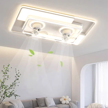 Modern mennyezeti lámpák hálószoba összecsukható Mennyezeti ventilátor mennyezeti ventilátor led világítással és vezérlő mennyezeti lámpa a nappali világításához