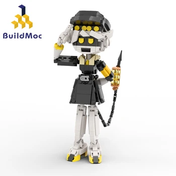 BuildMoc Meggyilkolt munkás drónok építőelemek készlet Ítéletnapi gyilkos Drónos robotok Kockák Játékok gyerekeknek Születésnapi karácsonyi ajándékok