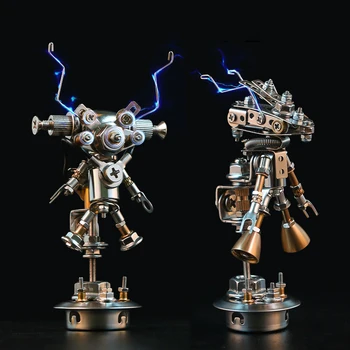 DIY 3D fém puzzle mechanikus földönkívüli robot építőkészletek Mini kirakós játékok Összeszerelés Játékok felnőtteknek Kollekció ajándékok