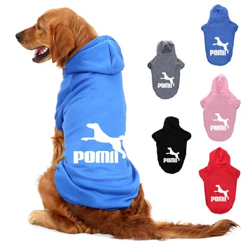 Kutya kapucnis pulóverek téli hideg időjárású pulóver Belső gyapjúszövetPuha meleg kisállat ruházat közepes nagy kutyának