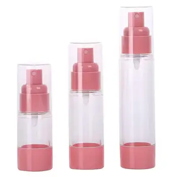 Hordozható üres szivattyú Rózsaszín/tiszta alkohol folyékony sajtoló adagoló palack műanyag körömlakklemosó tisztító tartály