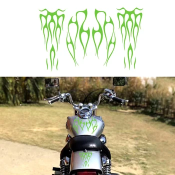 Univerzális motorkerékpár gáz üzemanyagtartály lángjelvény matrica matrica Motorkerékpár gáztartály matrica láng alakú motorkerékpár sárvédő matrica