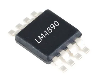 10PCS Új LM4890 SMD MSOP-8 Audio Power Amplifier IC chip