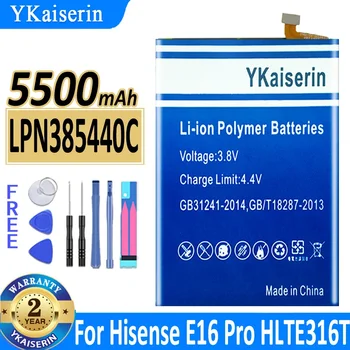 5500mAh YKaiserin akkumulátor LPN385440C Hisense E16 Pro E16Pro HLTE316T mobiltelefon akkumulátorokhoz