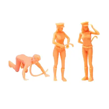 1:64 Miniatűr modellfigurák Modellvonatok Emberek figurái Jelenet kellékek Babafigurák tájhoz Táj dioráma dekoráció