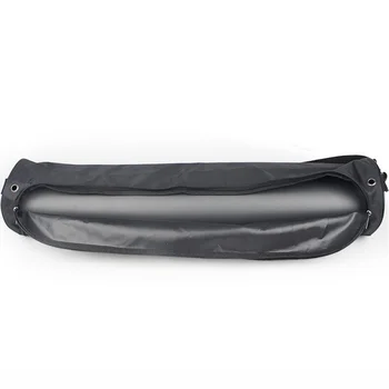 Vízálló jógatáska többfunkciós zsebjóga táncszőnyeg csomag Sport hátizsák fitnesz hátizsák szőnyeg tok (fekete)