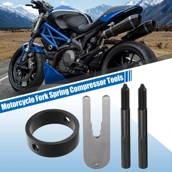 Motoforti 1 szett univerzális motorkerékpár villa rugós kompresszor szerszámok kerékpáros motorkerékpárhoz