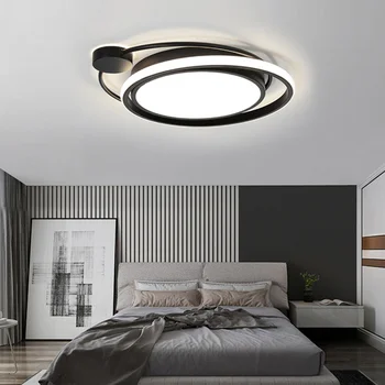 Kerek négyzet alakú LED csillár Modern minimalista hálószoba étkező Nappali mennyezeti lámpa Otthoni dekoráció Világító lámpák Lámpatestek