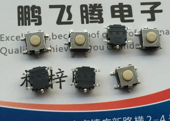 10 db / tétel Japán B3S-1100P Vízálló és porálló érintőkapcsoló 6 * 6 * 4.3 SMD 5 láb gombos mikromozgás