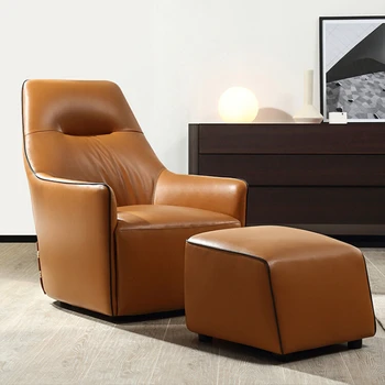 Minimalista kanapé egyszemélyes szék Modern ipari alkalmi bőr tigrisszék
