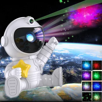 LED csillagos égbolt projektor űrhajós csillagos égbolt projektor galaktikus éjszakai fény romantikus projektor fény otthoni hálószoba dekorációs ajándék