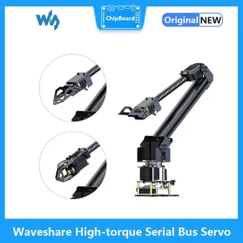 Waveshare nagy nyomatékú soros busz szervo, RoArm-M2-S asztali robotkarkészlet, ESP32 alapú, 4-DOF, vezeték nélküli vezérlés