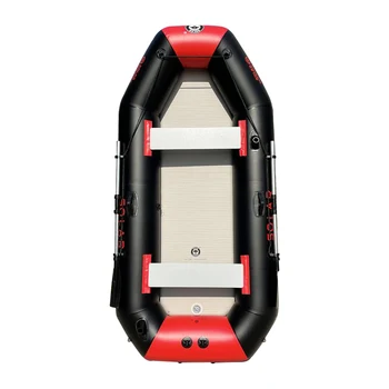 Solar Marine 2,6m PVC felfújható csónak horgászat Kajak Air Floor csónak evezőkkel és szivattyúval szabadtéri horgászathoz Vitorlázás