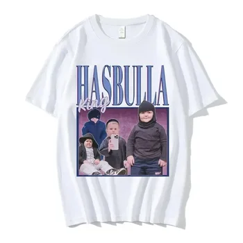 Plus size Hasbulla póló rajongói póló női minőség túlméretezett grafika Uniszex pólók pamut ruházat divat női felsők hiphop