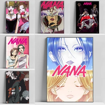 NANA Anime poszter Lakberendezés Képek Szoba Fali Művészet Nyomtatás Dekoratív Festmények Festés vászonra Plakátok Dekorációk Dekor