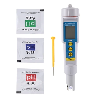 PH-986 vízmérő Vízminőség toll PH-986 Multifunkcionális PH / TDS / hőmérséklet-teszt Toll tesztelő Vízminőség-érzékelés