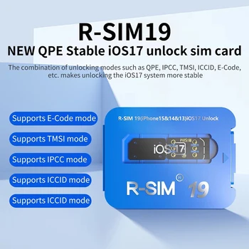 R Sim 19 QPE-vel a 17-es verzióhoz IP7-től IP15-ig