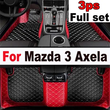 LHD Mazda 3 Axela 2019 2018 2017 2016 2015 2014 Autó padlószőnyegek Szőnyegek Borítók Automatikus vízálló lábpárnák Belső kiegészítők