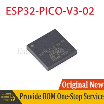 1-5db ESP32-PICO-V3-02 LGA-48 ESP32 ESP32 PICO V3 02 8MB Flash 2MB P-SRAM WiFi Bluetooth 5.0 kétmagos 32-bites MCU Új eredeti