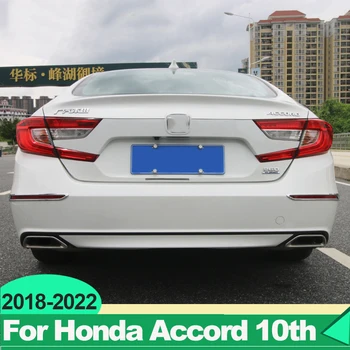 Honda Accord 10th 2018 2019 2020 2021 2022 hibrid ABS autó hátsó ködlámpa lámpa burkolat burkolat lökhárító védő Decol Styling